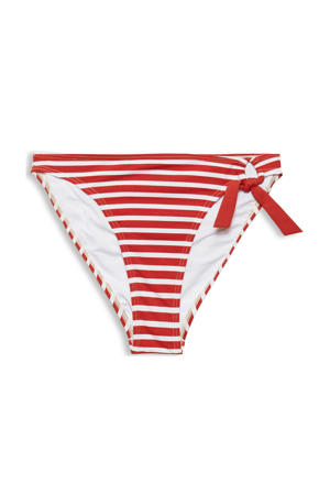 gestreept bikinibroekje rood/wit