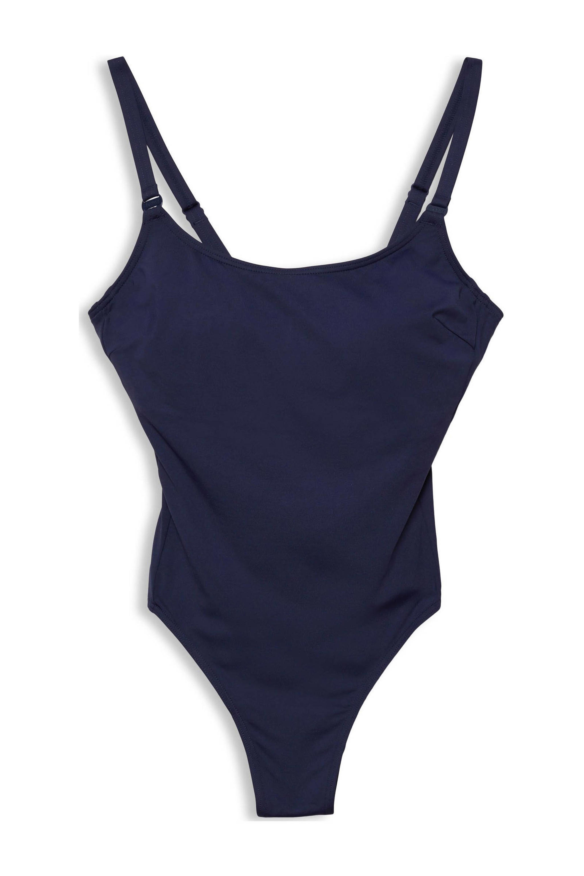 ESPRIT Women Beach badpak donkerblauw wehkamp