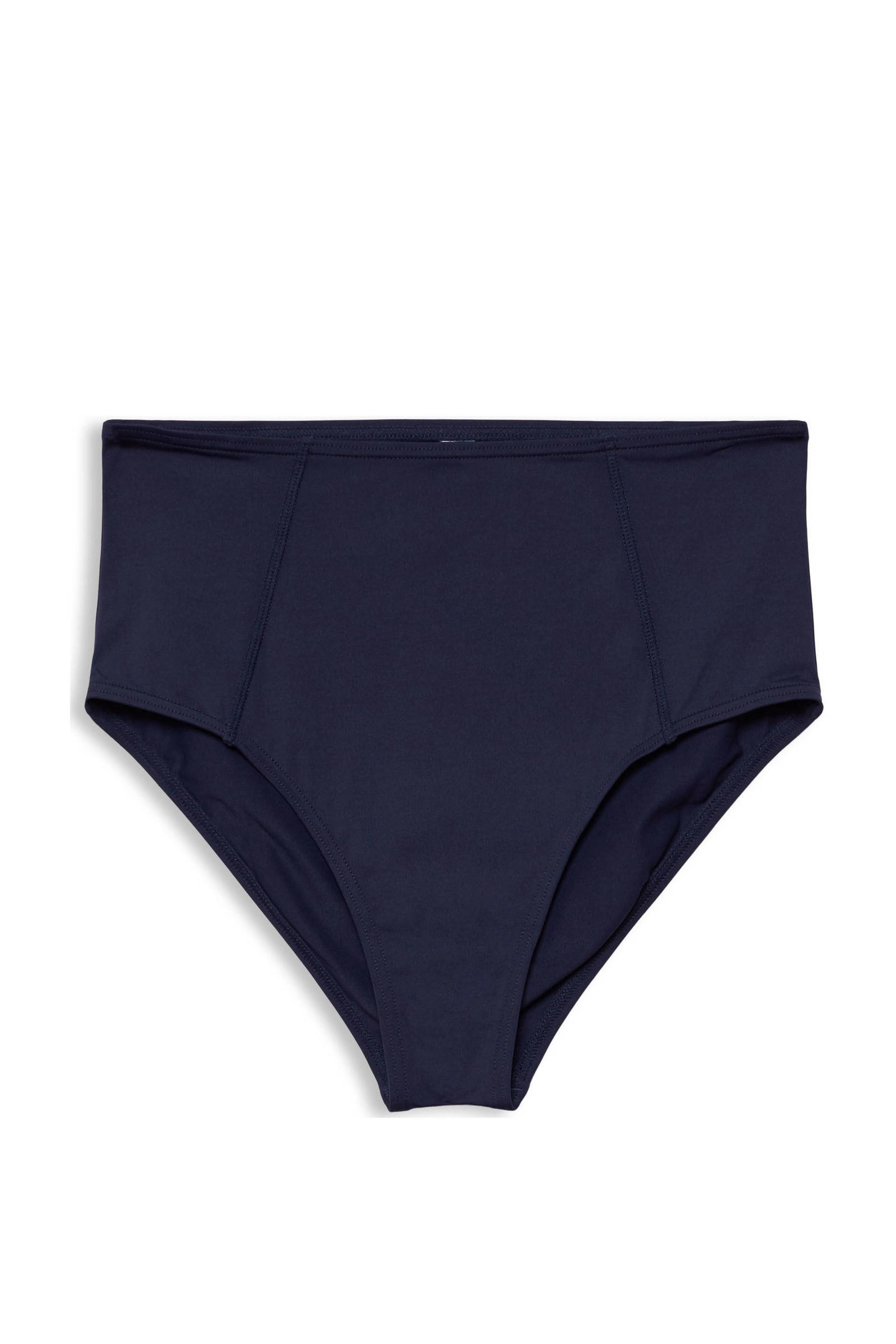 ESPRIT Women Beach high waist bikinibroekje donkerblauw wehkamp