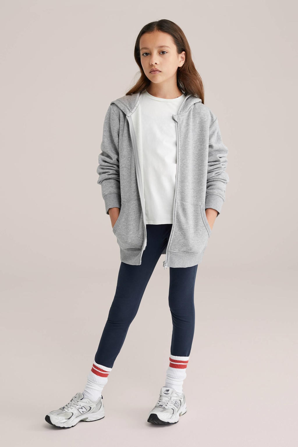 WE Fashion legging donkerblauw