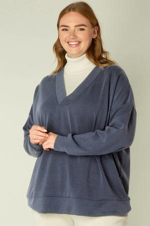 sweater Dilaisha grijsblauw