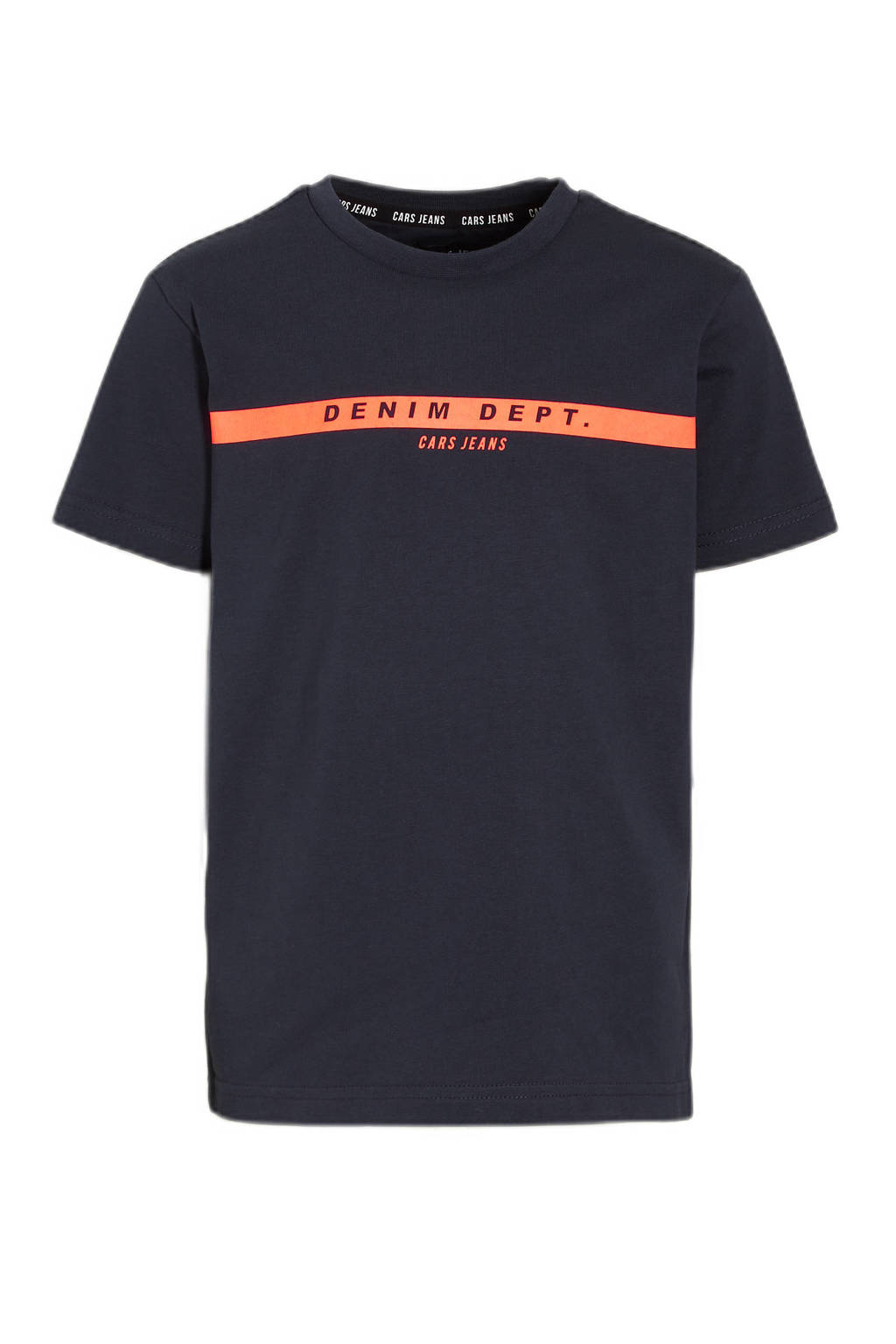 Cars T-shirt Tommack met printopdruk donkerblauw