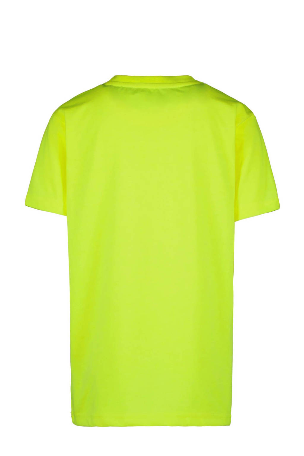 Giraffe surfen ga zo door Cars T-shirt Tommack met tekst lime groen | wehkamp