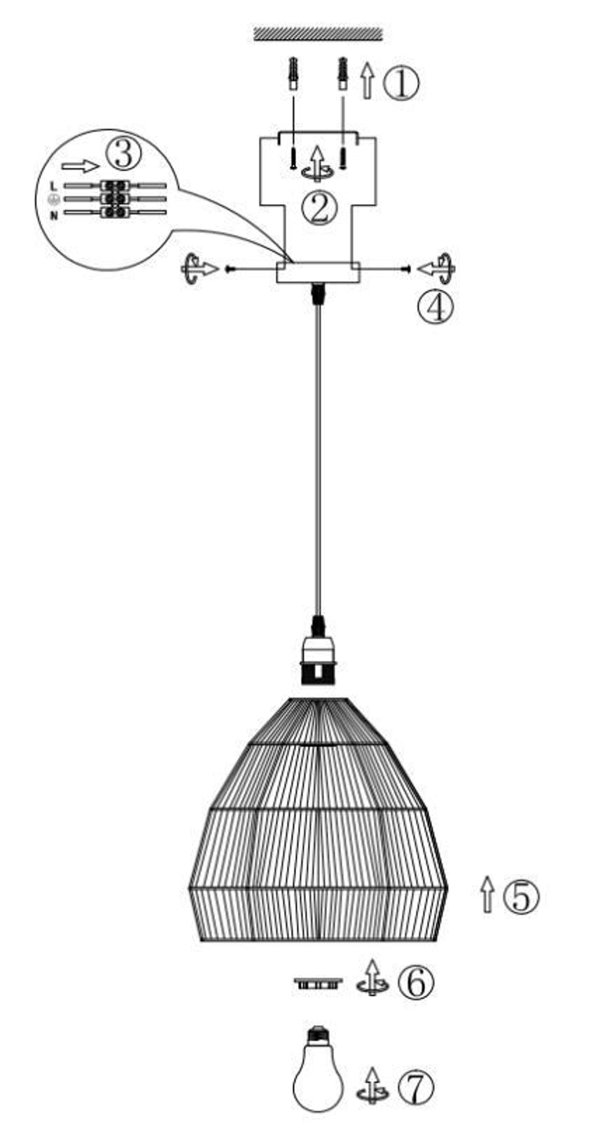 Wehkamp Home hanglamp Ropino - wonenmetlef.nl