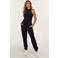 Hunkemöller fluwelen loungebroek donkerblauw