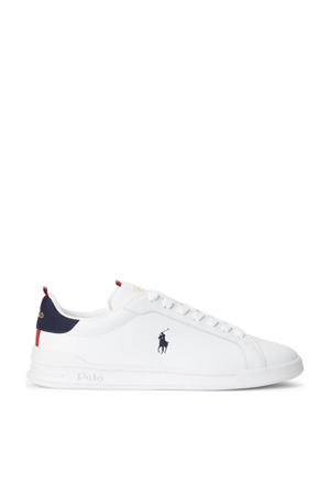 Heritage Court leren sneakers wit/blauw/rood