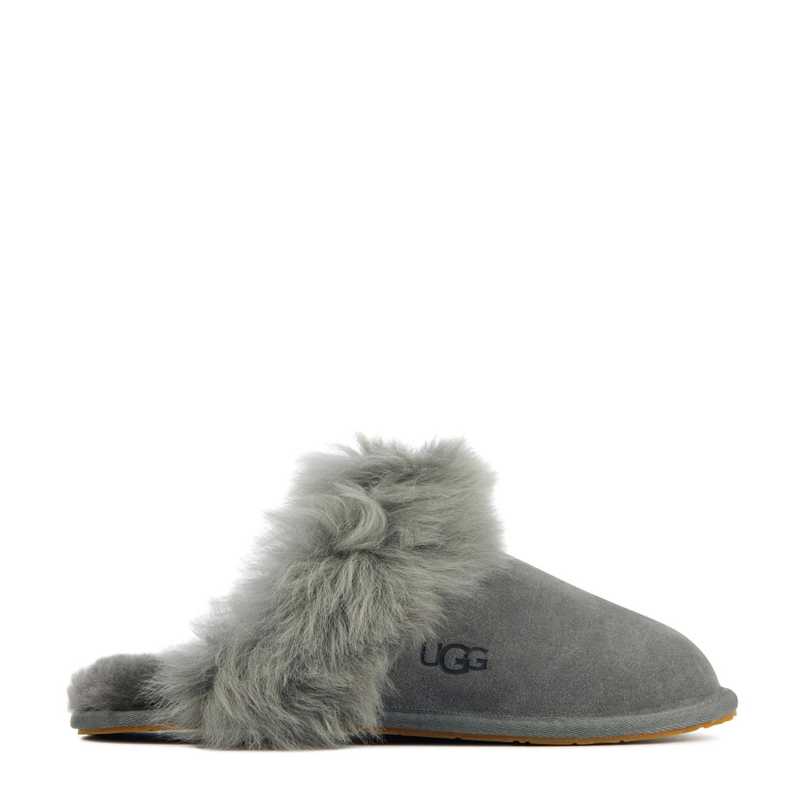 UGG Scuff Sis suède pantoffels grijs | wehkamp
