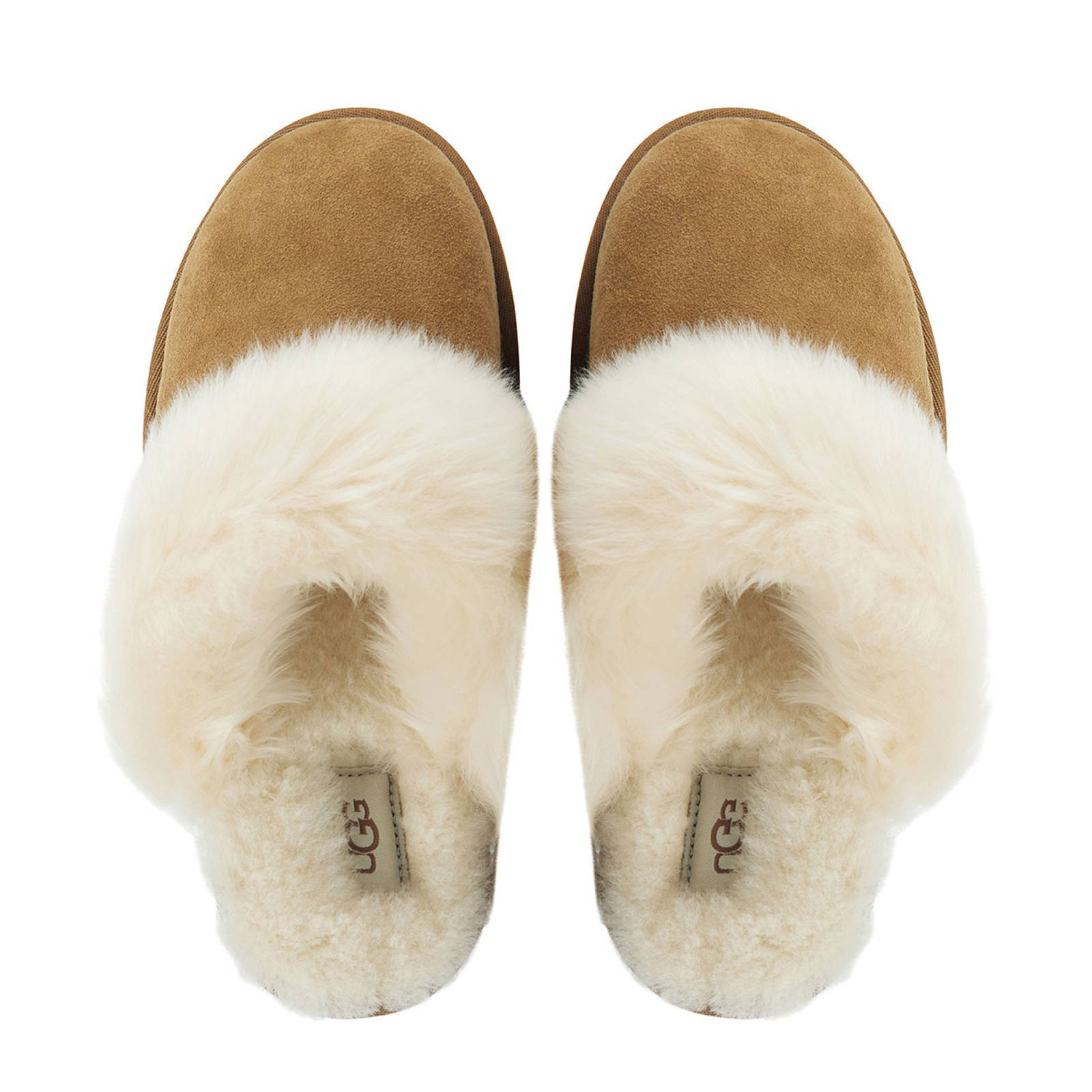 UGG Scuff Sis suède pantoffels cognac | wehkamp
