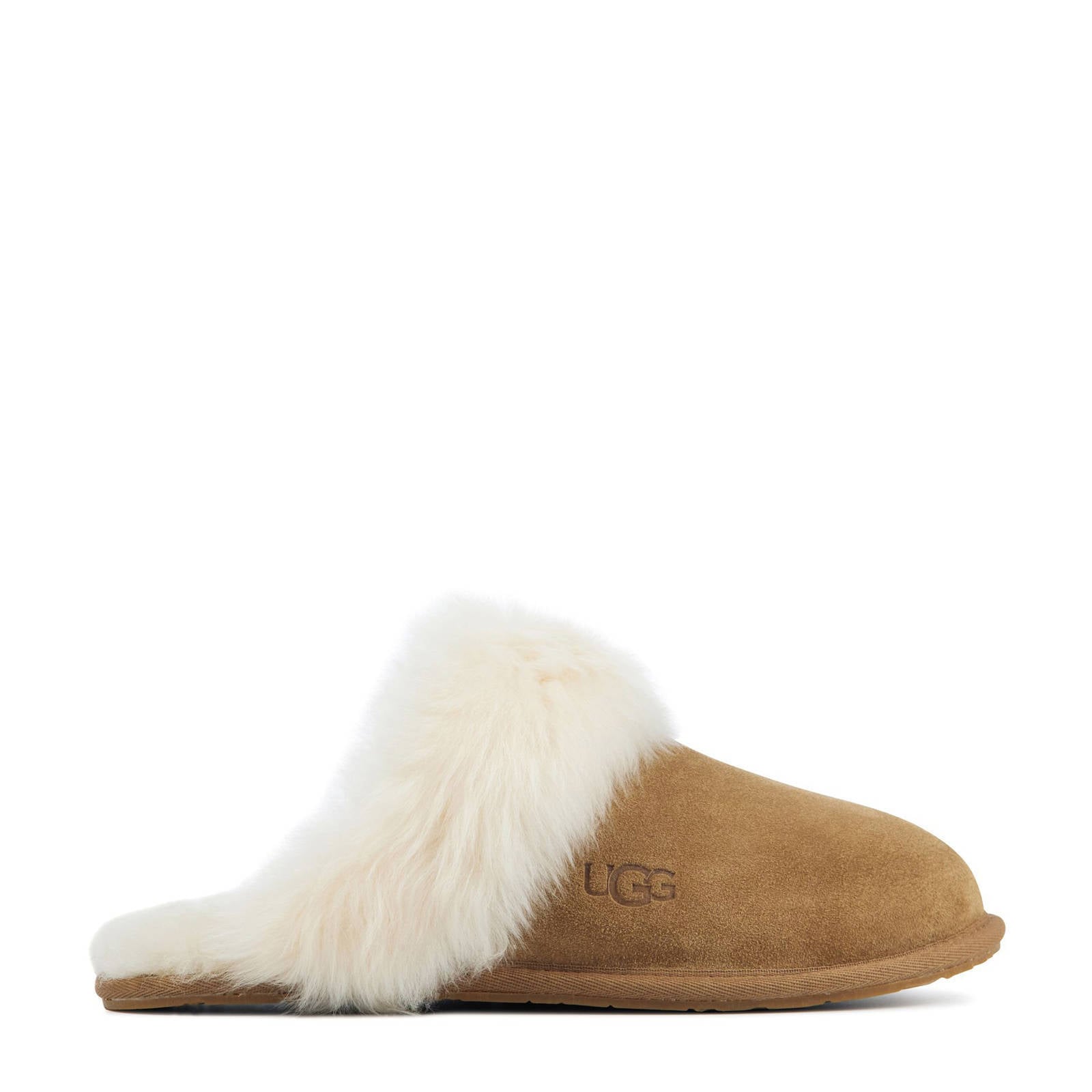UGG Scuff Sis suède pantoffels cognac | wehkamp
