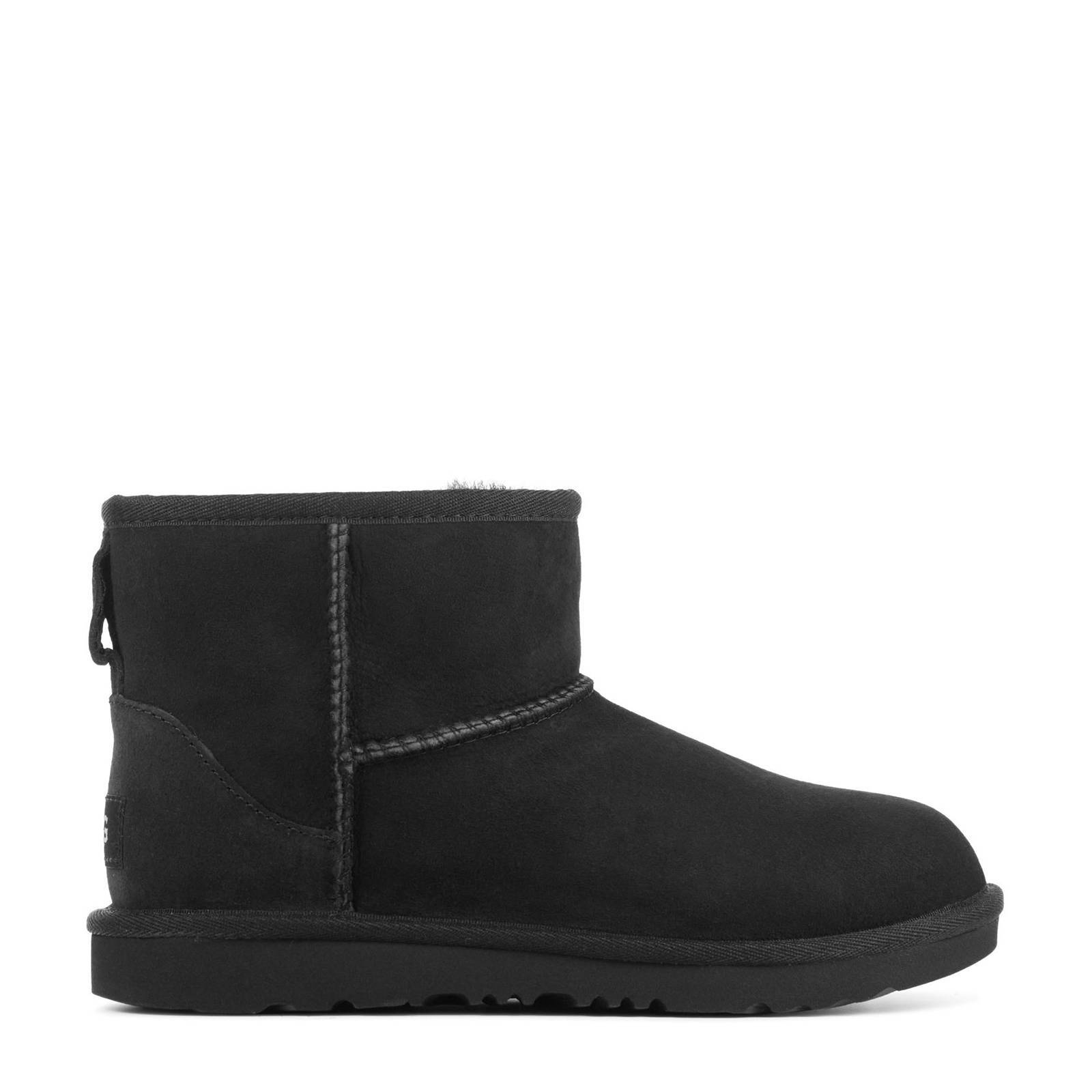 UGG Classic Mini II suède enkelboots zwart | wehkamp