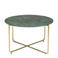 Wehkamp Home Housecraft Living Timpa Salontafel Marmer Rond 70x70 cm Groen/ Goud Timpa Salontafel Marmer Rond 70x70 cm Groen/ Goud