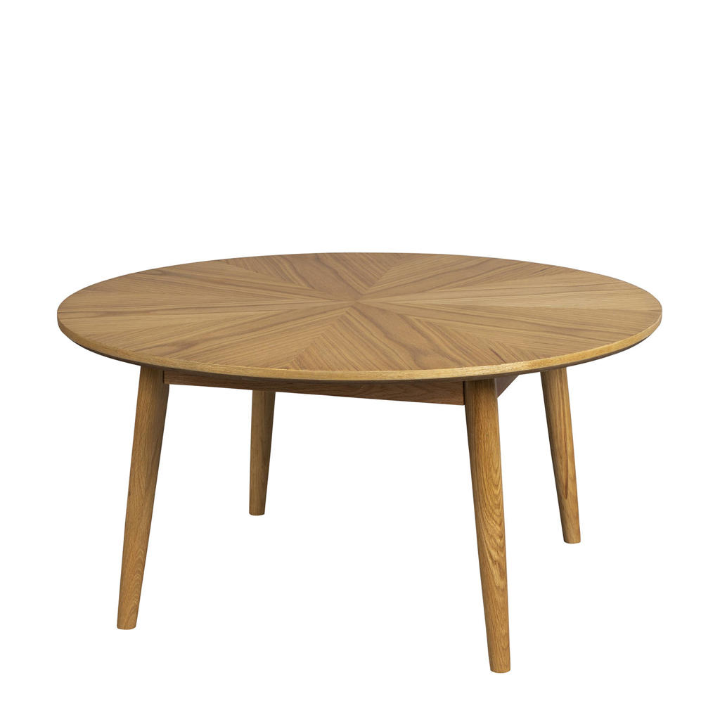 Wehkamp Home Housecraft Living Fabio Salontafel Rond Hout 80x80 cm Naturel Fabio Salontafel Rond Hout 80x80 cm Naturel