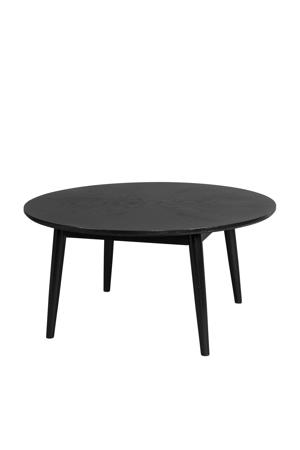 Housecraft Living Fabio Salontafel Rond Hout 80x80 cm Zwart Fabio Salontafel Rond Hout 80x80 cm Zwart