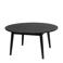 Housecraft Living Housecraft Living Fabio Salontafel Rond Hout 80x80 cm Zwart Fabio Salontafel Rond Hout 80x80 cm Zwart