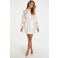 Hunkemöller satijnen kimono Bridal met kant wit