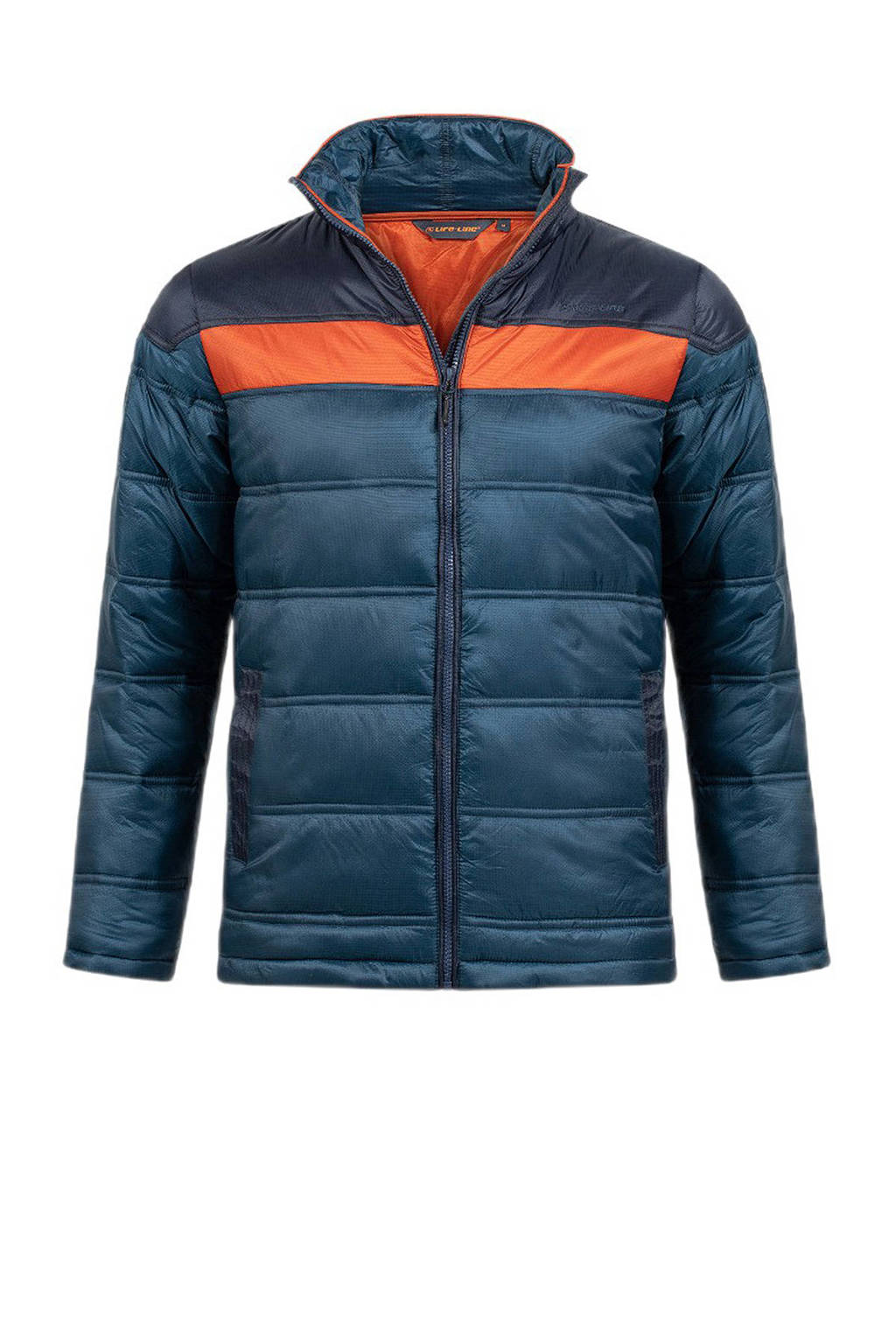 Life-Line outdoor jas Landon petrol/oranje, Petrol/oranje
