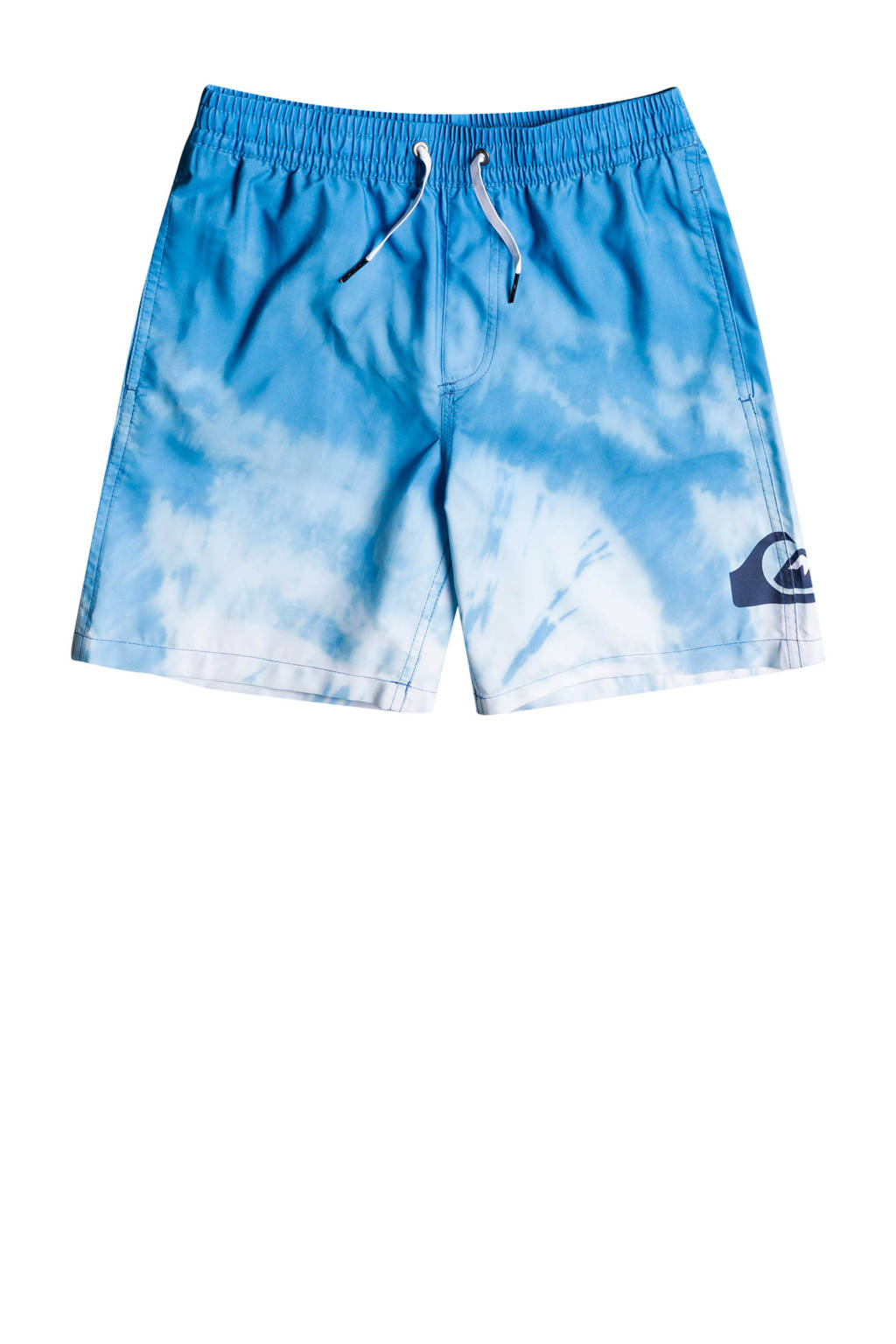 Quiksilver tie-dye zwemshort Everyday blauw