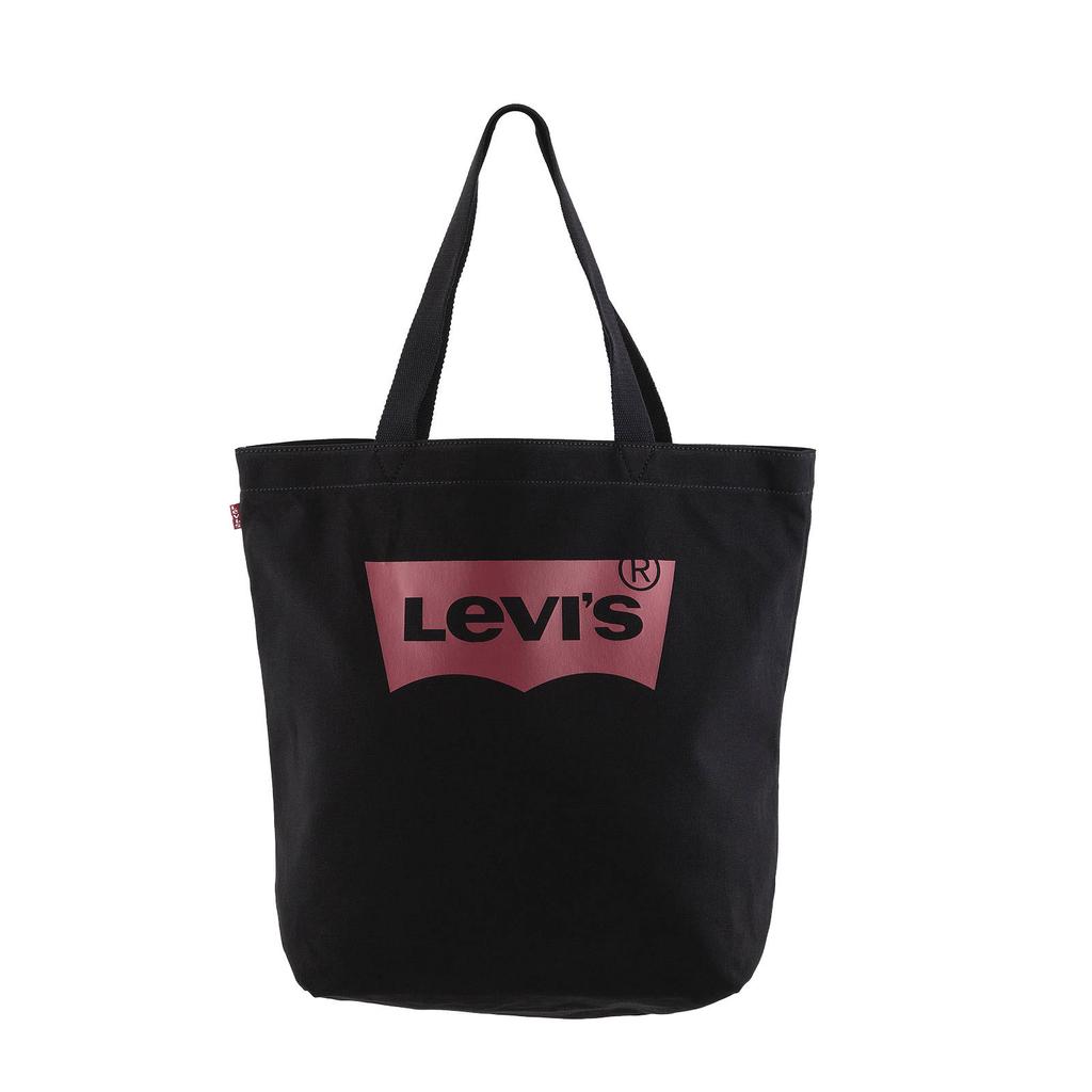 Levi's shopper met logo zwart/rood