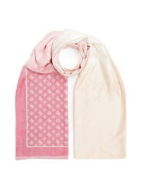 GUESS sjaal met logoprint roze, Roze/ecru