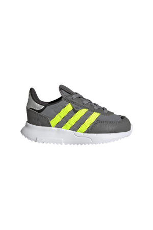 Retropy F2 sneakers lichtgrijs/geel/grijs