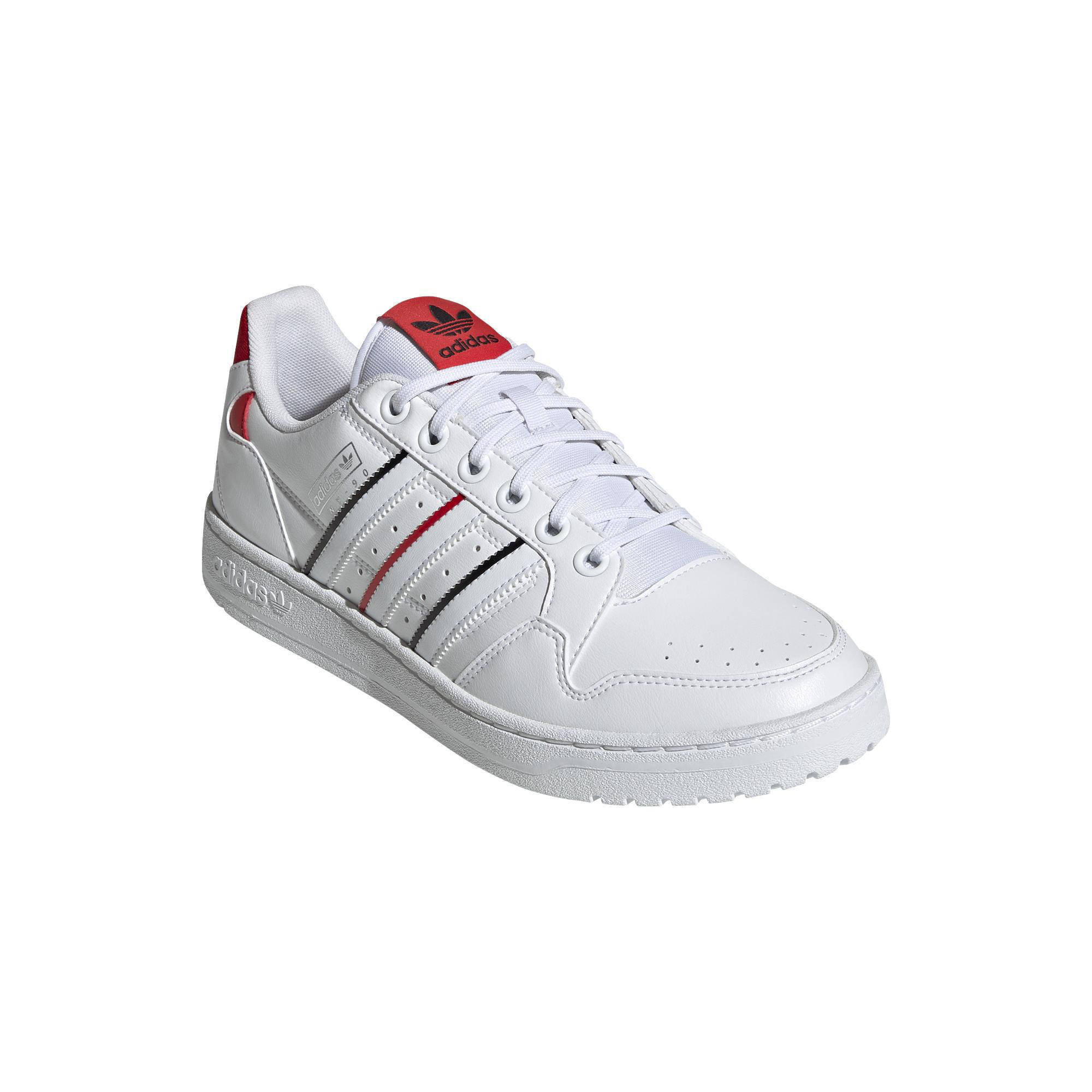 adidas Originals NY 90 Stripes sneakers wit/rood/zwart | wehkamp