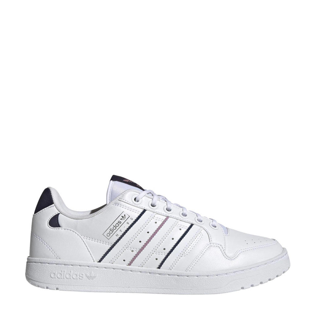 adidas Originals NY 90 Stripes sneakers wit/roze/donkerblauw
