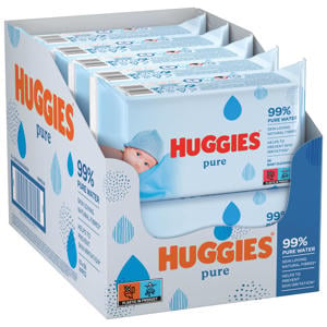 Wehkamp Huggies Pure 99% water - 560 billendoekjes aanbieding