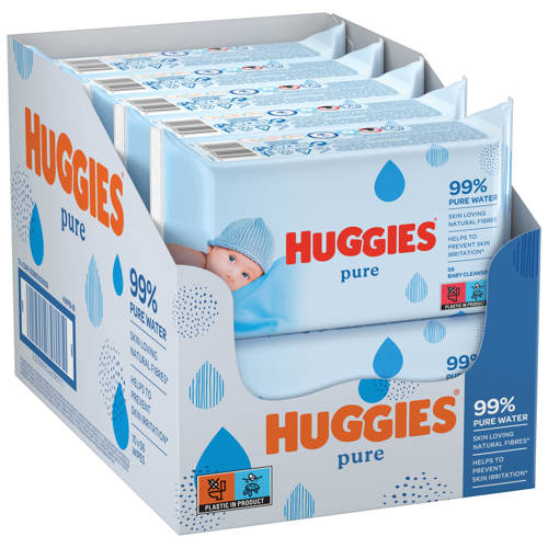 Huggies Pure 99% water - 560 billendoekjes