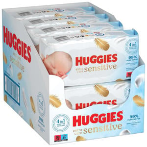 Wehkamp Huggies Extra Care Sensitive billendoekjes - Extra zachte - 448 billendoekjes aanbieding