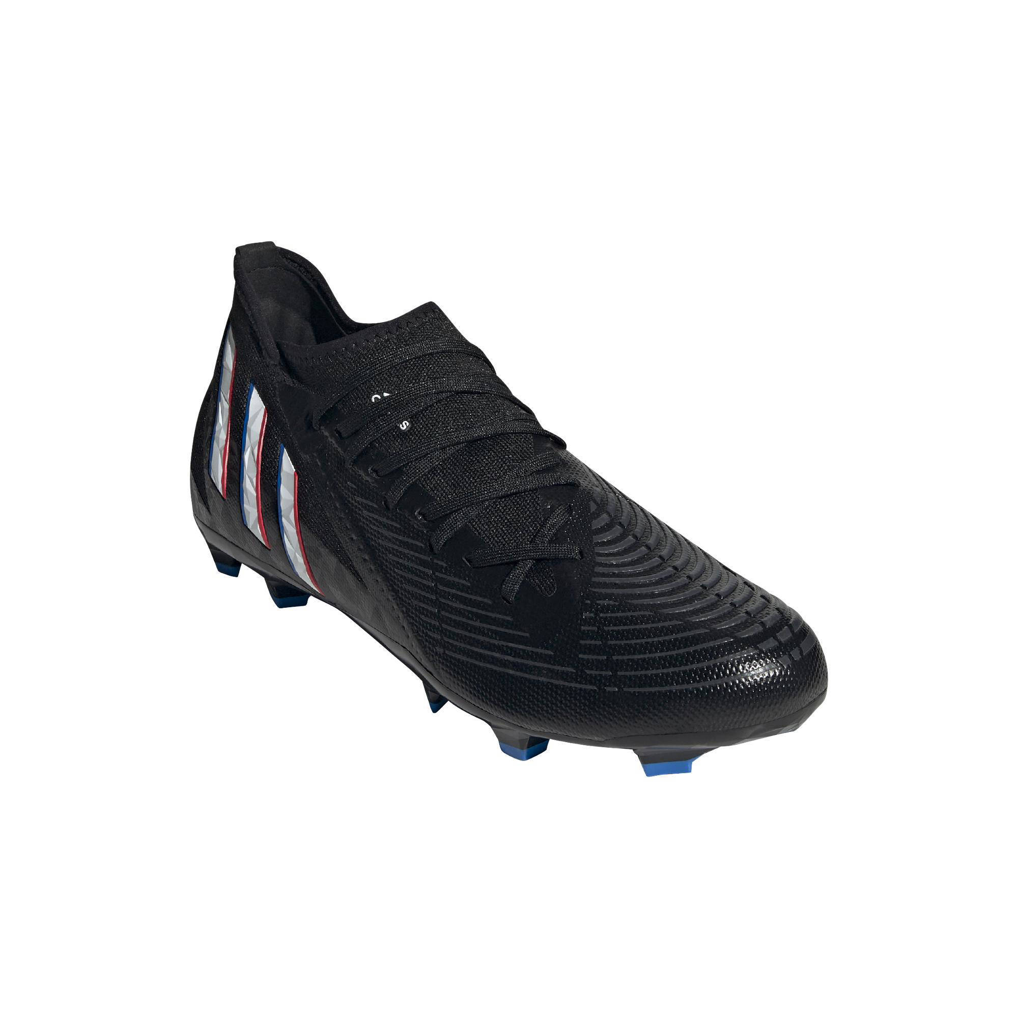 adidas Performance Predator Edge.3 FG voetbalschoenen zwart/wit/rood |  wehkamp