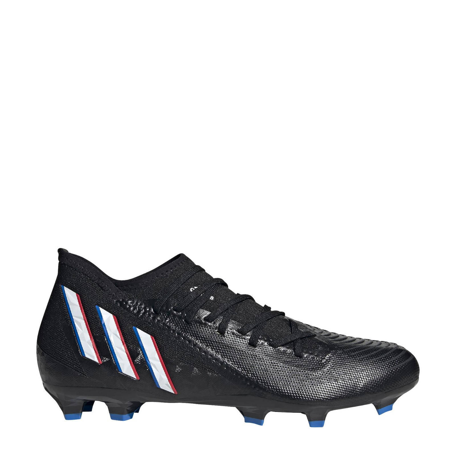 adidas Performance Predator Edge.3 FG voetbalschoenen zwart/wit/rood |  wehkamp