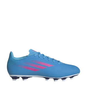 X Speedflow.4 voetbalschoenen lichtblauw/fuchsia/donkerblauw