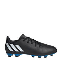 adidas Performance Predator Edge.4 FxG Jr. voetbalschoenen zwart/wit/rood