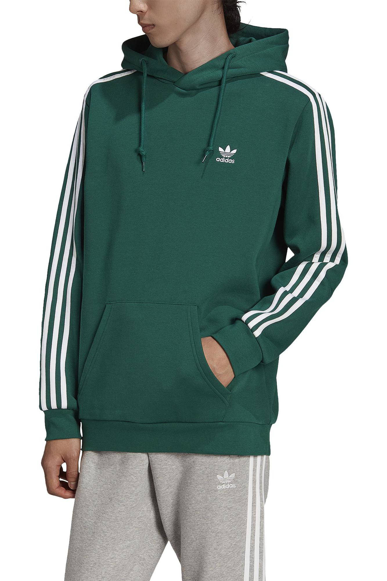 adidas Originals hoodie donkergroen | wehkamp