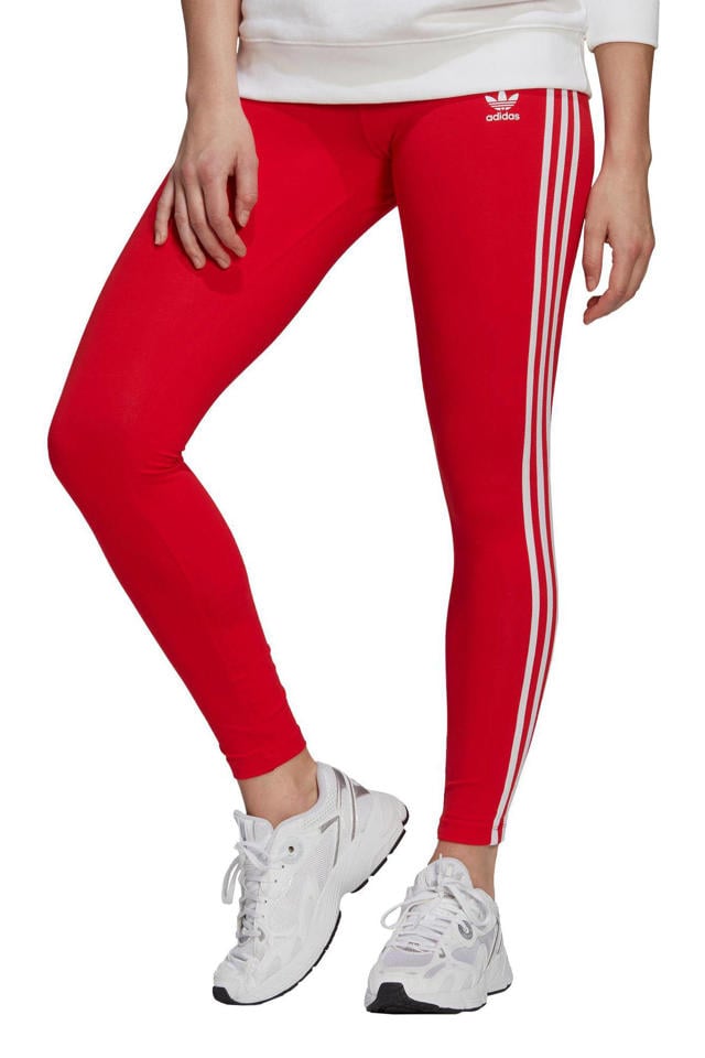 code affix Manifestatie adidas Originals legging rood/wit | wehkamp