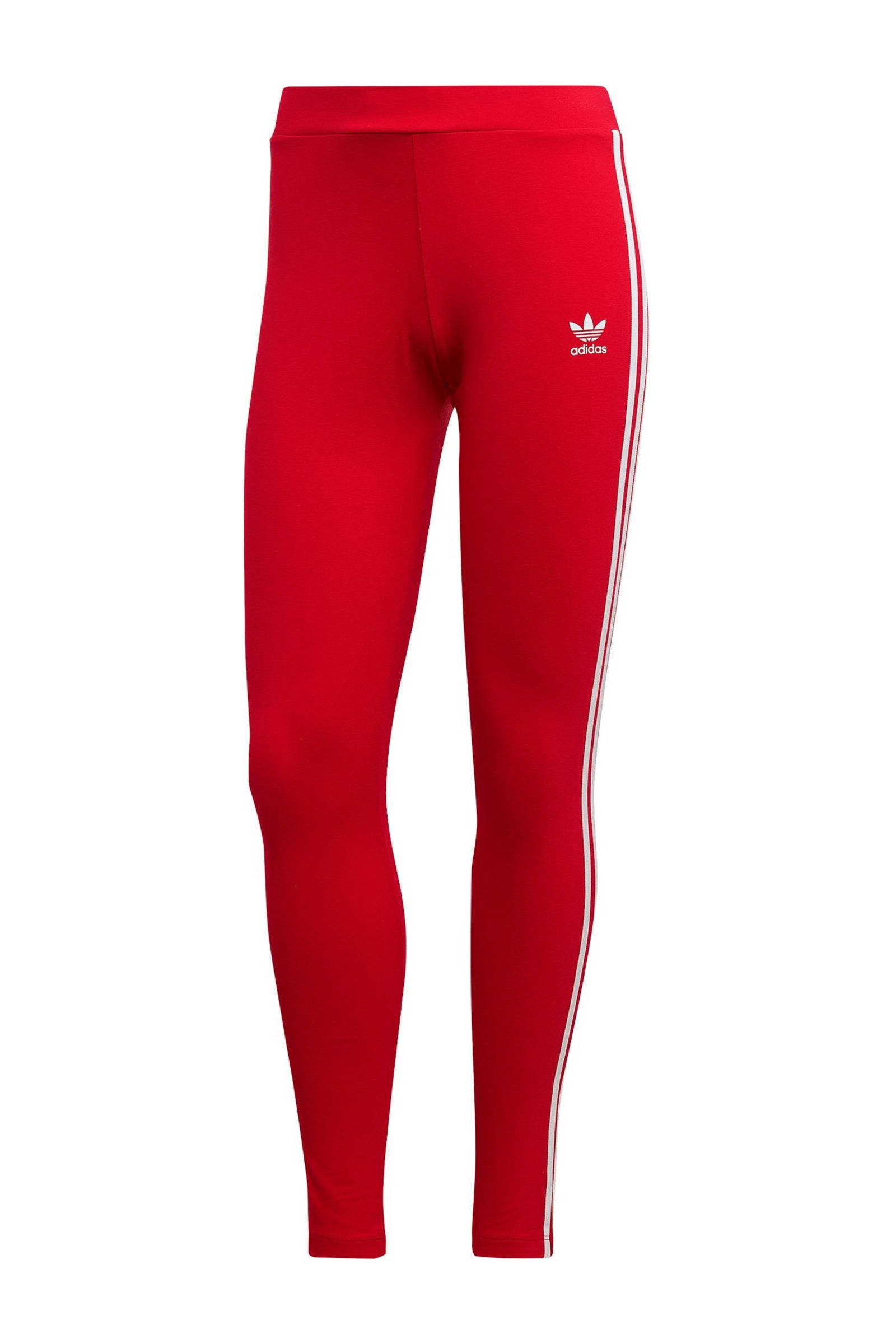 adidas Originals legging rood/wit | wehkamp