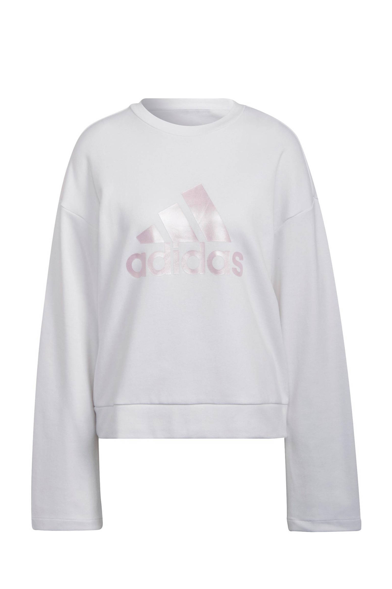 adidas Performance sportsweater wit | wehkamp