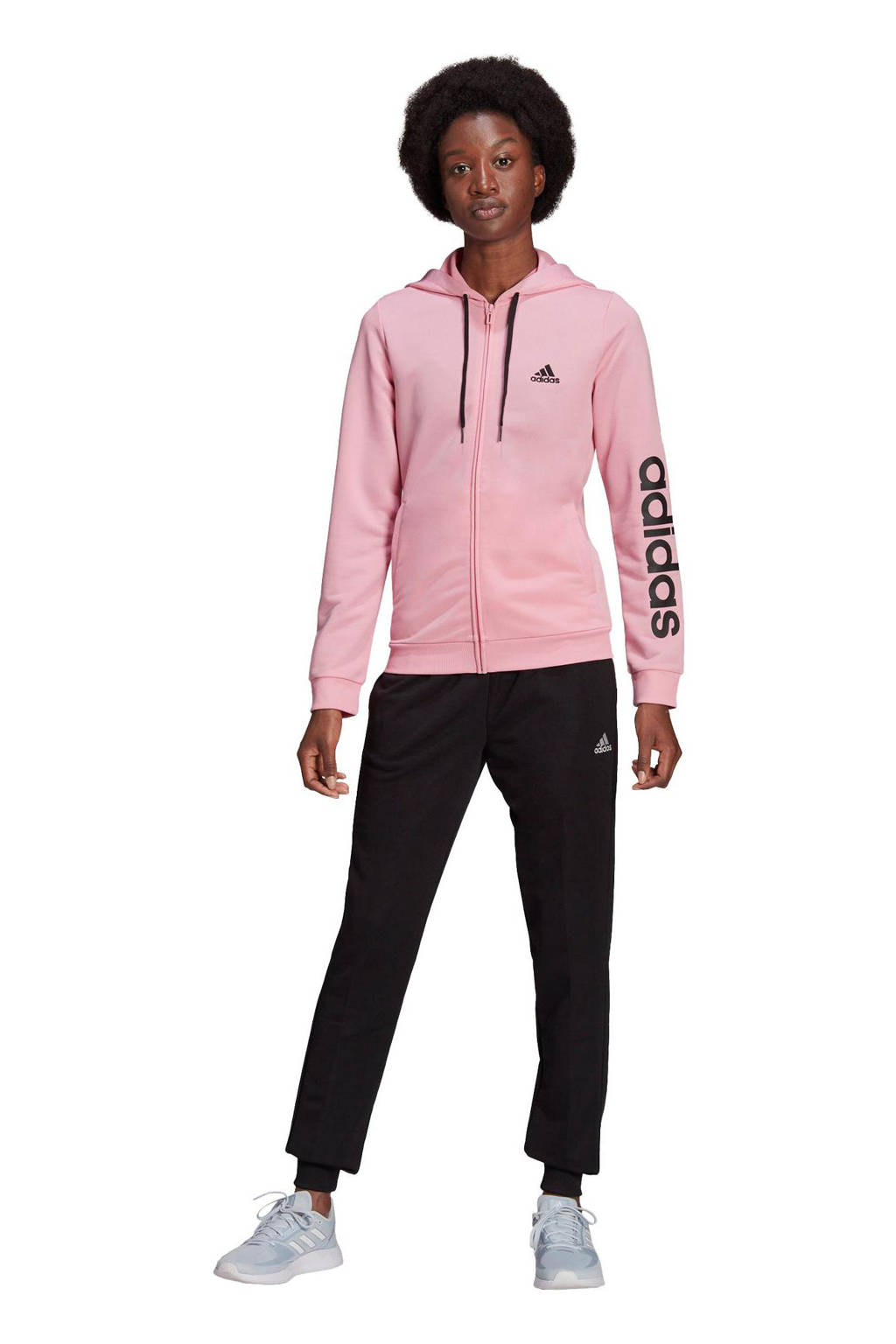 adidas Performance trainingspak roze/zwart, Roze/zwart