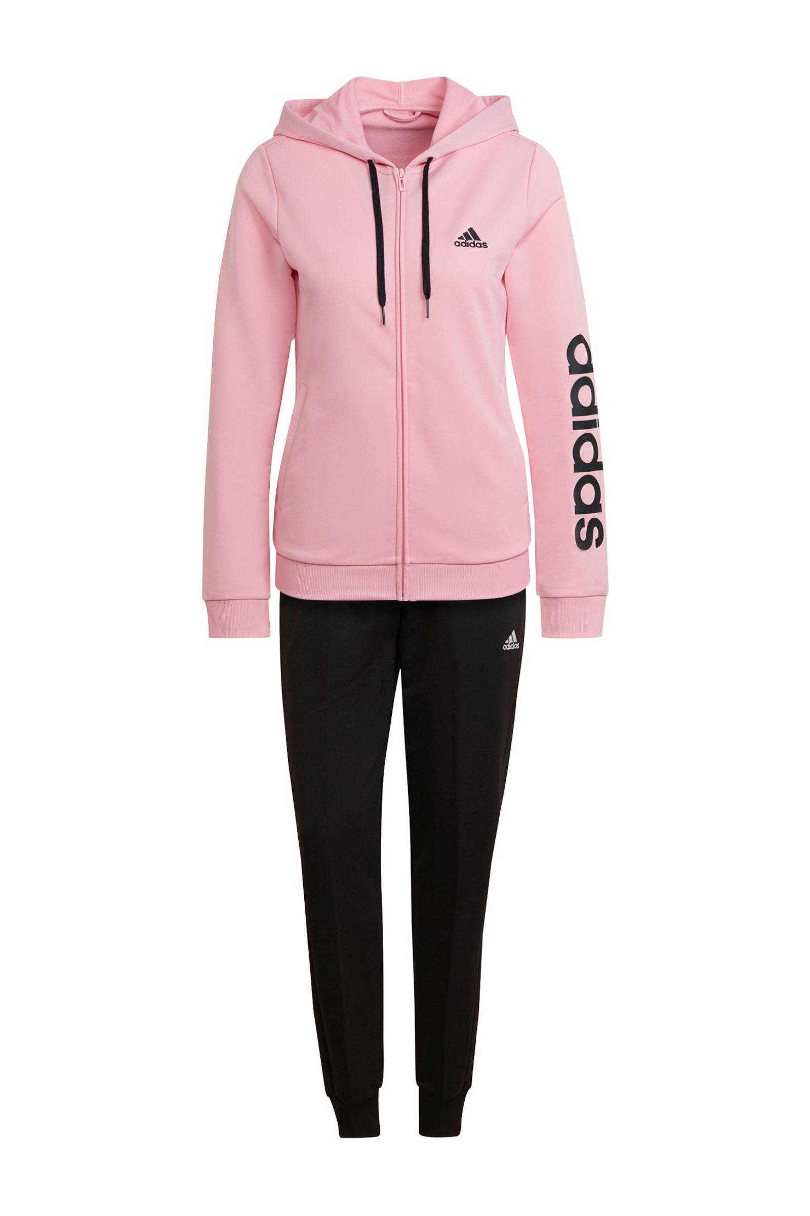 adidas Performance trainingspak roze/zwart | wehkamp