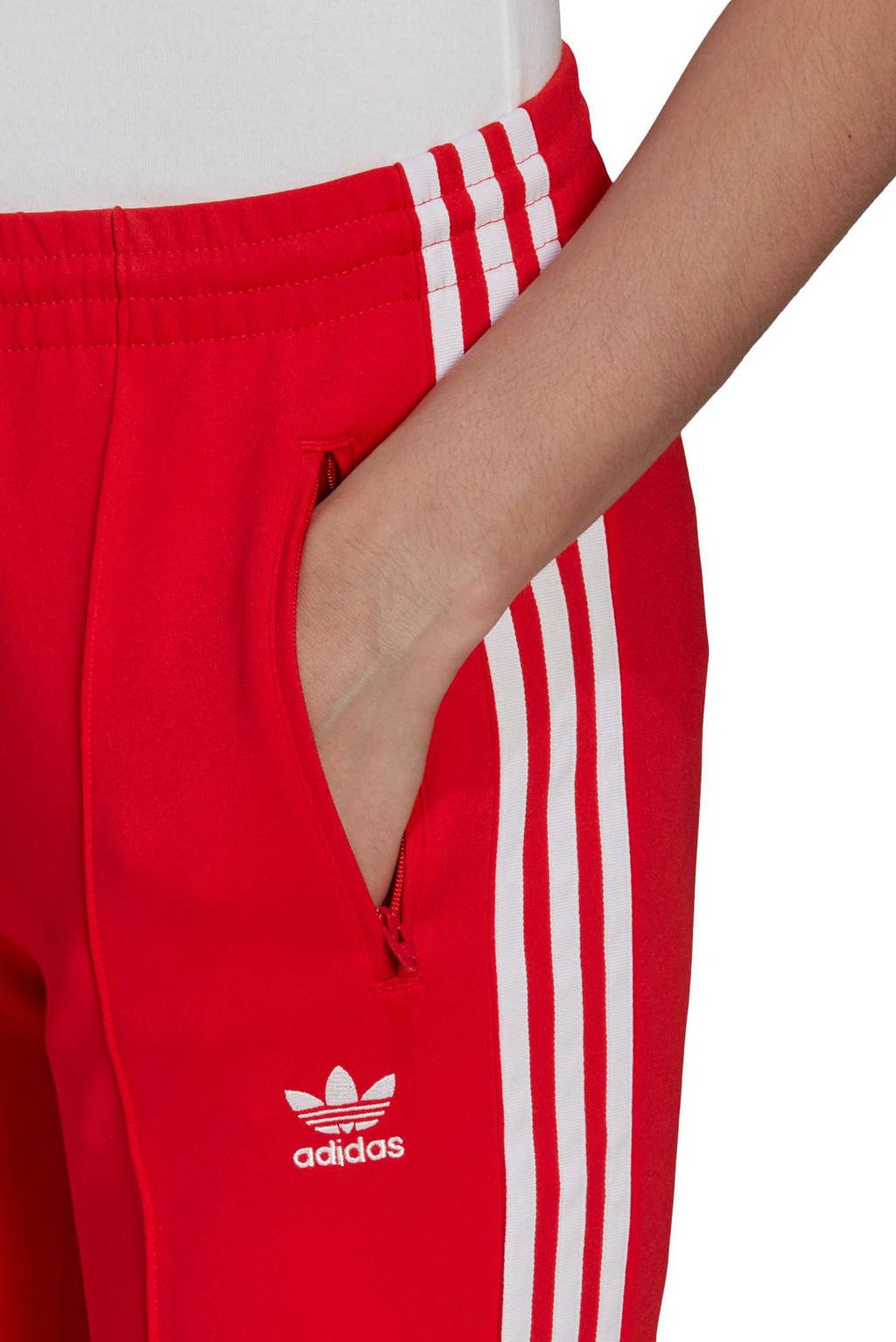 voorzetsel Dekking Lauw adidas Originals Superstar broek rood | wehkamp