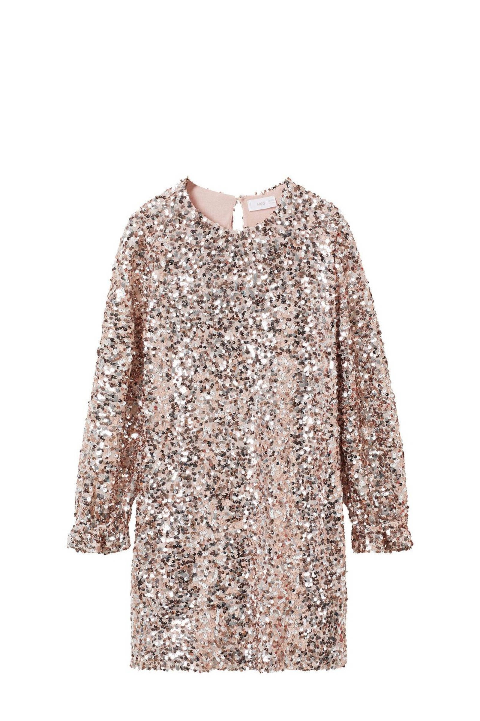 Glitter cheap jurk meisjes