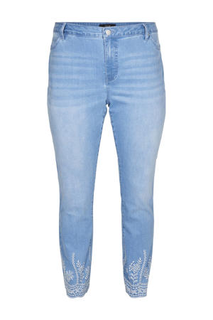 cropped high waist slim fit jeans JKARIN light denim