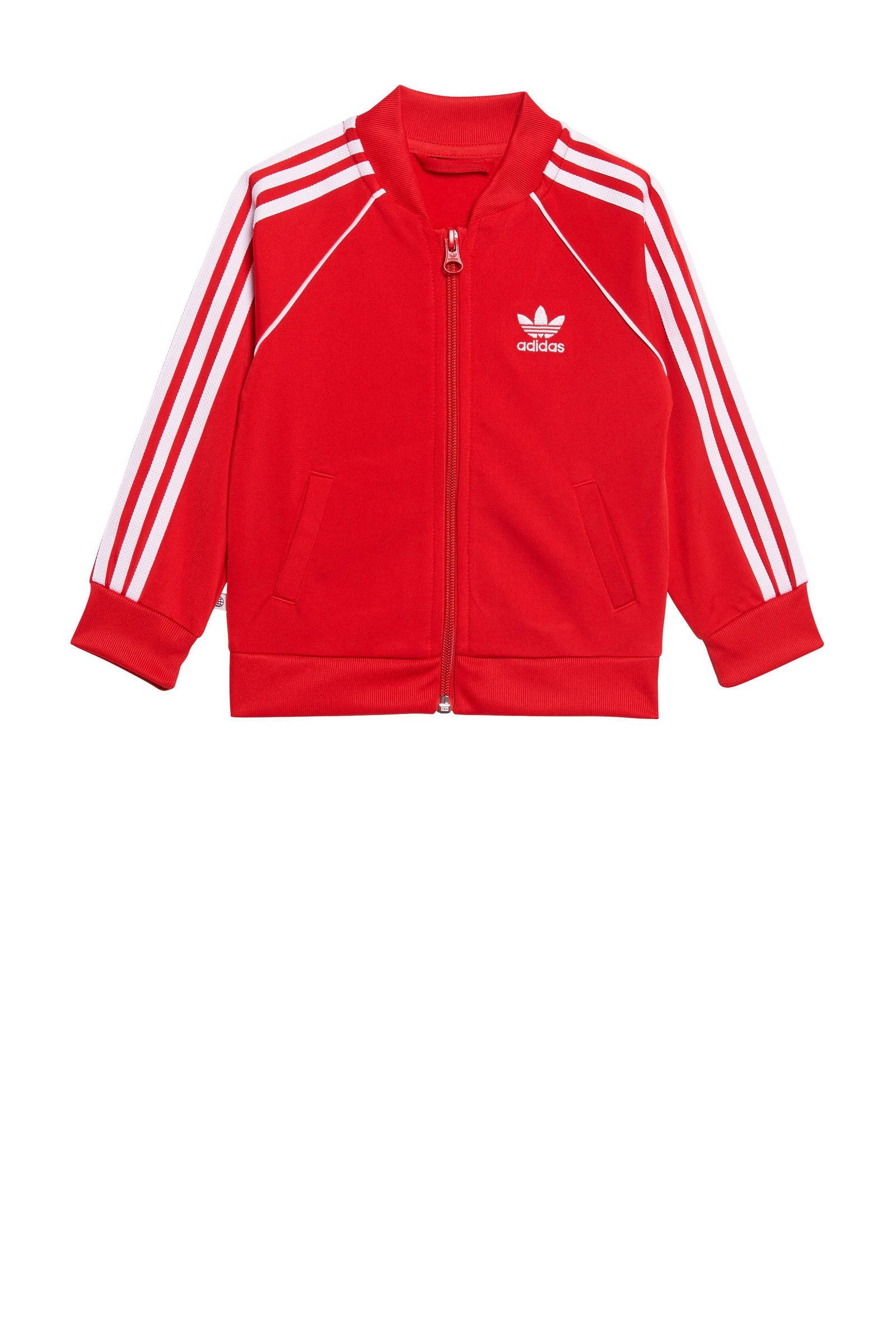 adidas superstar 80s kinderen rood