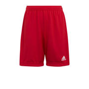 thumbnail: Rode jongens en meisjes adidas Performance Junior sportshort van polyester met regular fit, regular waist en effen