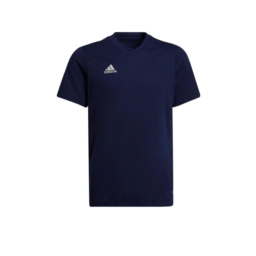 adidas Performance Junior  sport T-shirt donkerblauw