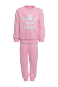 adidas Originals Adicolor joggingpak roze/wit, Roze