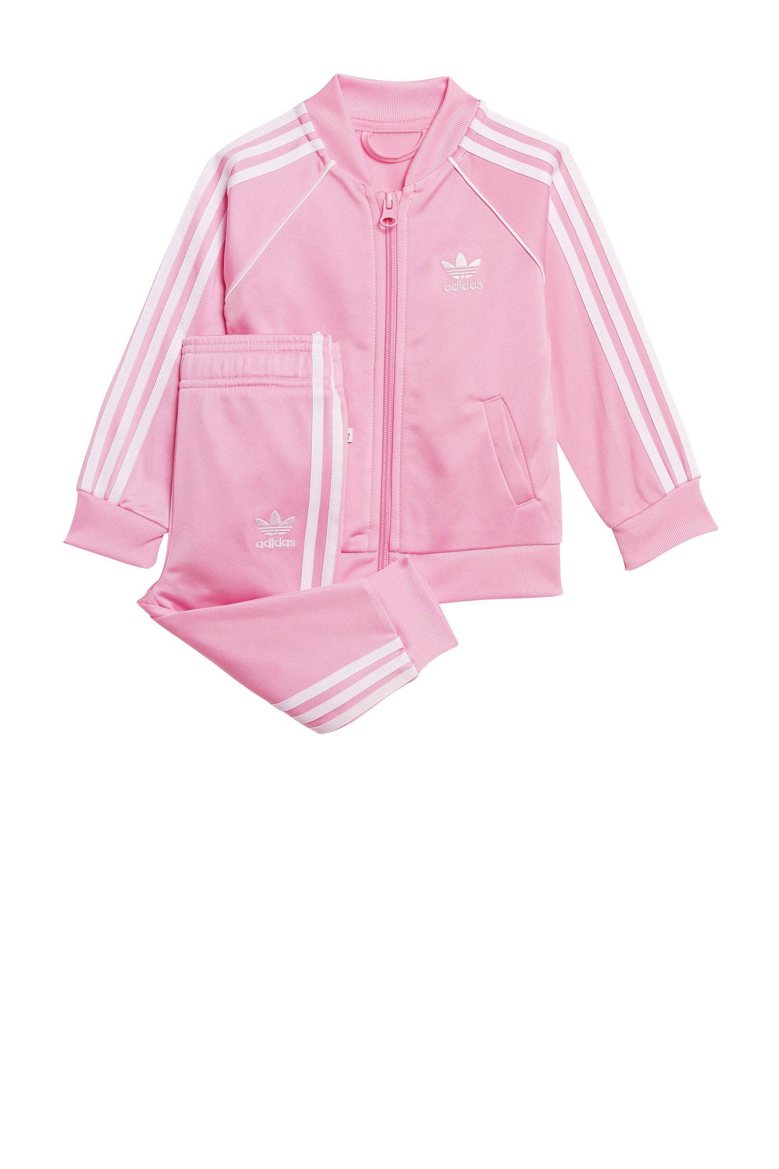 adidas baby trainingspak roze