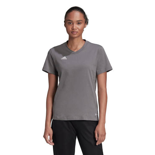 adidas Performance senior voetbalshirt grijs afbeelding