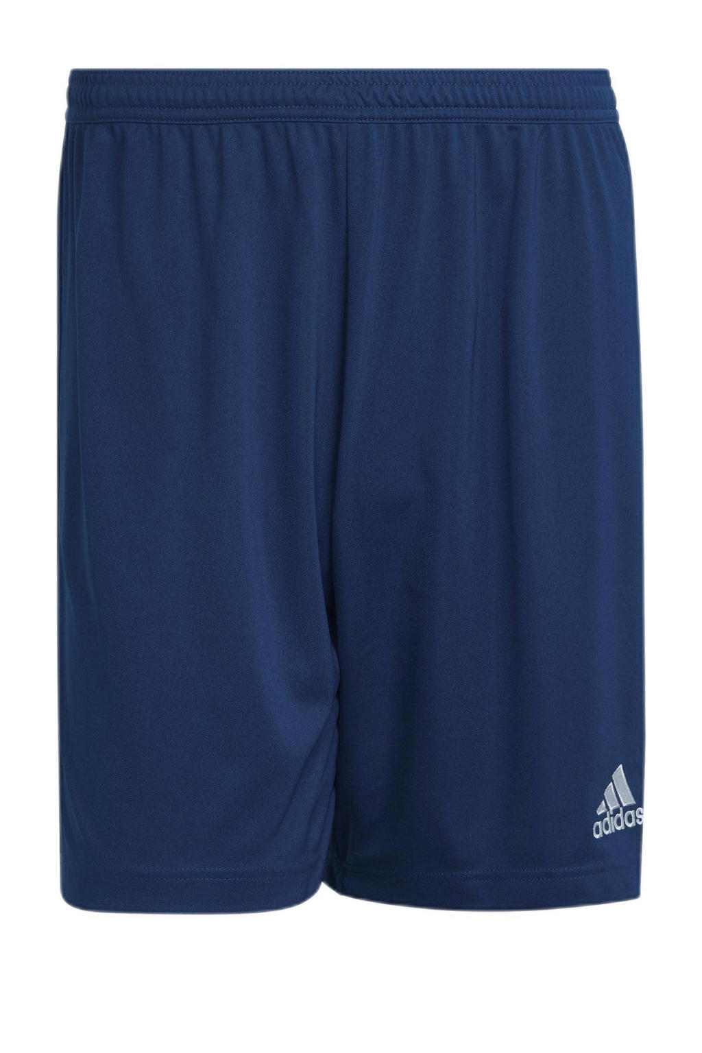 Donkerblauwe heren adidas Performance Senior sportshort van polyester met regular fit, regular waist en effen