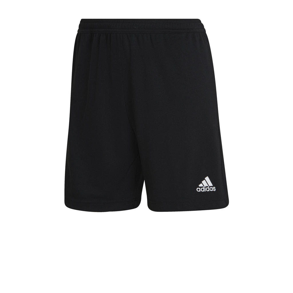 Zwarte dames adidas Performance sportshort van polyester met regular fit, regular waist en effen